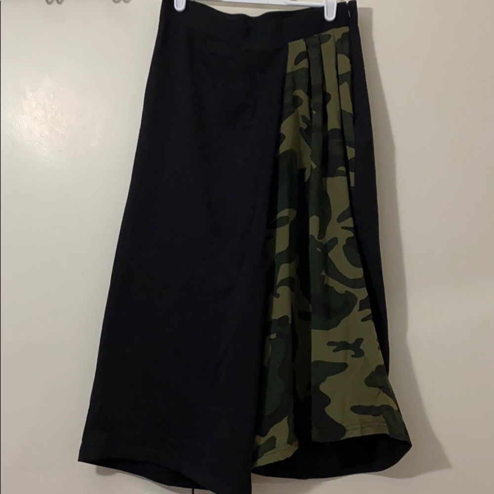 Knit Wide leg crop pants